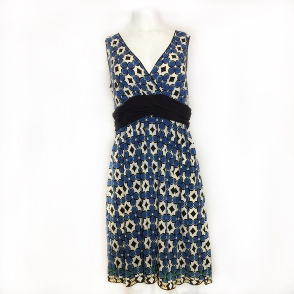Max Studio - Sleeveless Flowy Patterned Dress, XL
